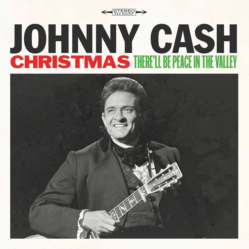 Johnny Cash: Christmas There'll Be Peace In The Valley: Black Vinyl - Steadfast Records