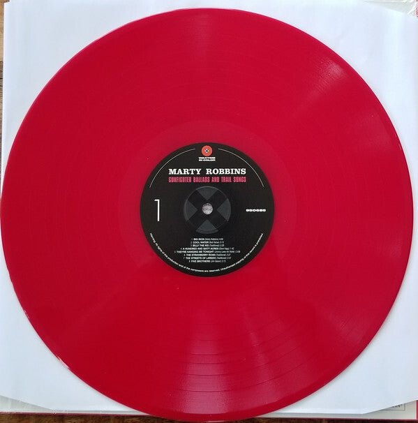 Marty Robbins: Gunfighter Ballads & Trail Songs [Import]: 180g Red Vinyl - Steadfast Records