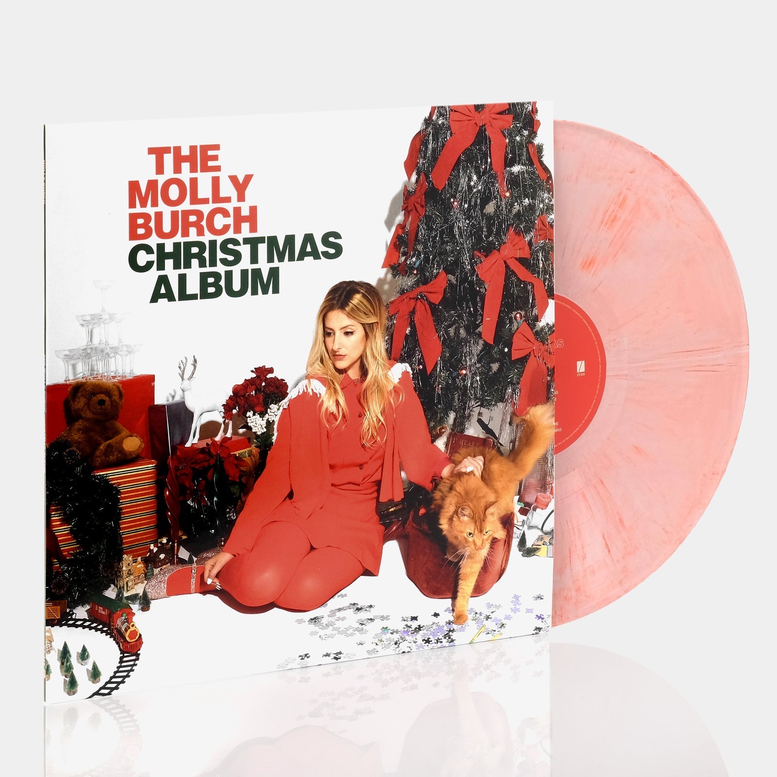 Molly Burch: The Molly Burch Christmas Album: Candy Cane Vinyl - Steadfast Records