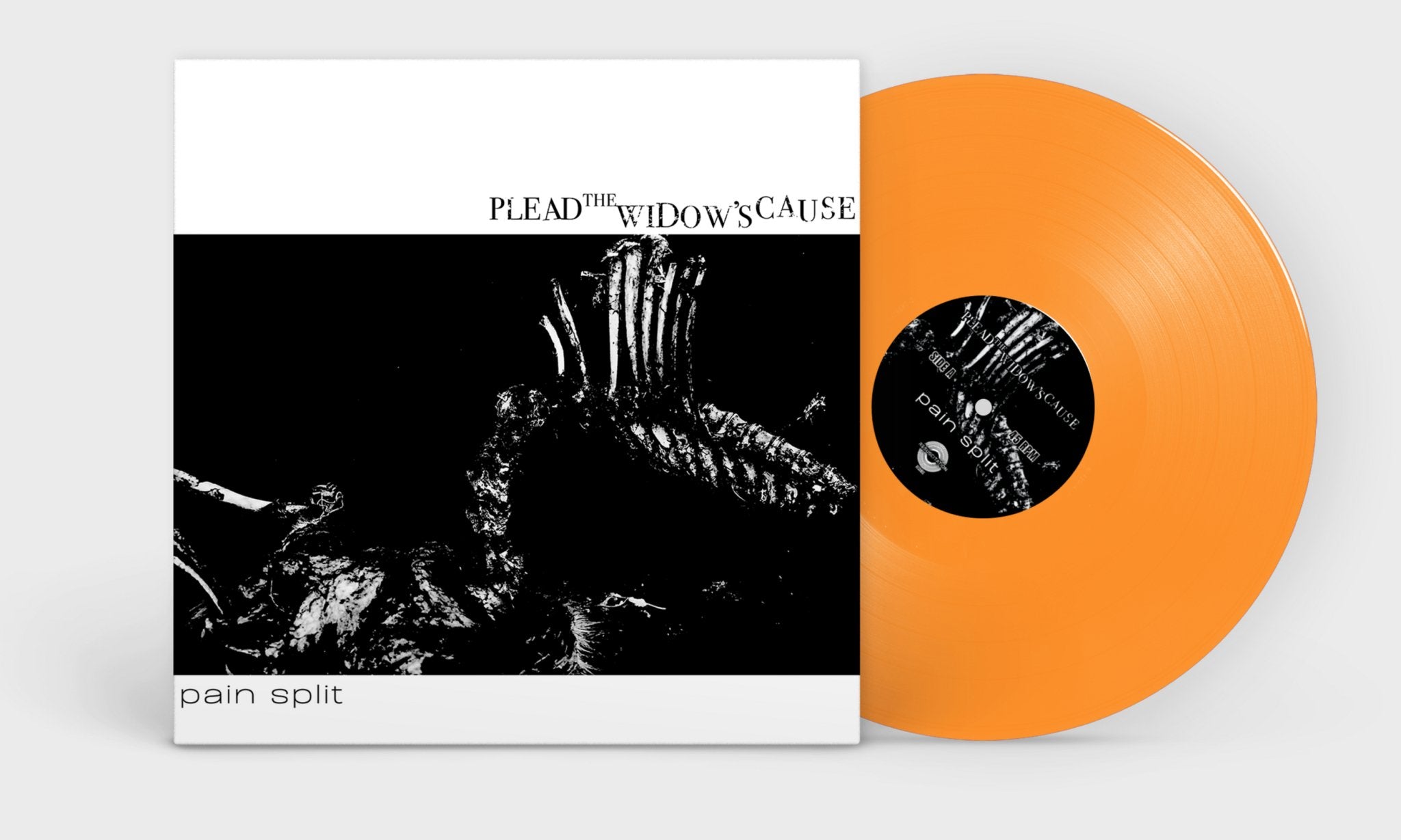 Plead The Widow's Cause: Pain Split: 180g Orange Vinyl LP - Steadfast Records