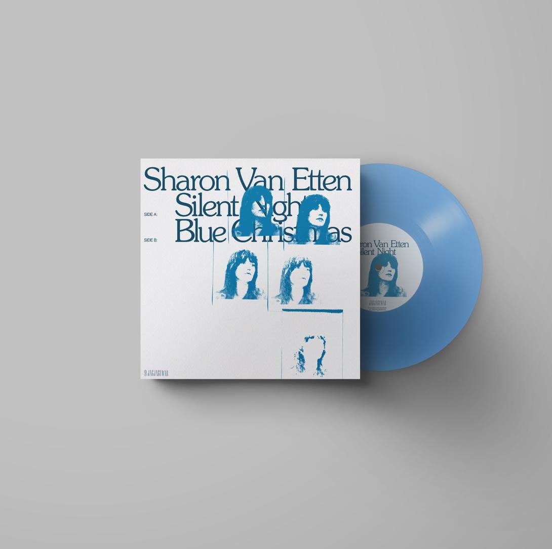 Sharon Van Etten: Silent Night b/w Blue Christmas: Clear Blue 7" - Steadfast Records