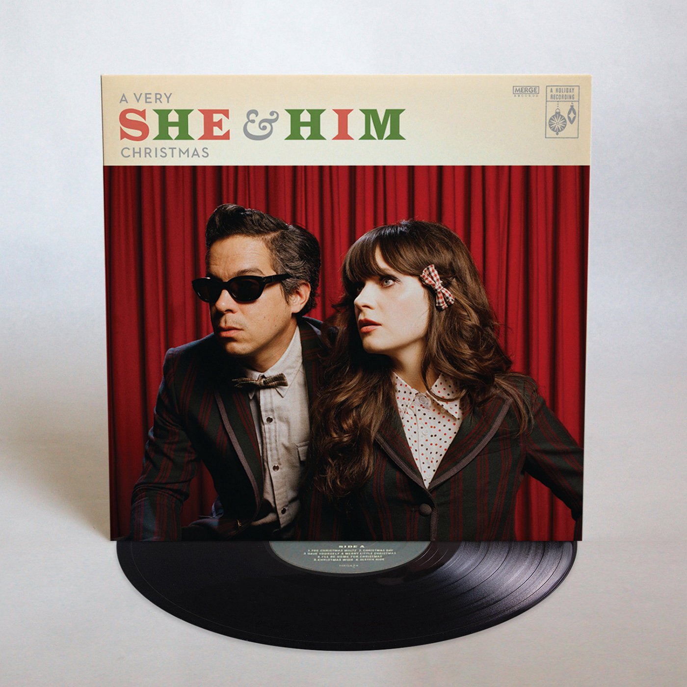 She & Him: A Very She & Him Christmas: Black Vinyl - Steadfast Records