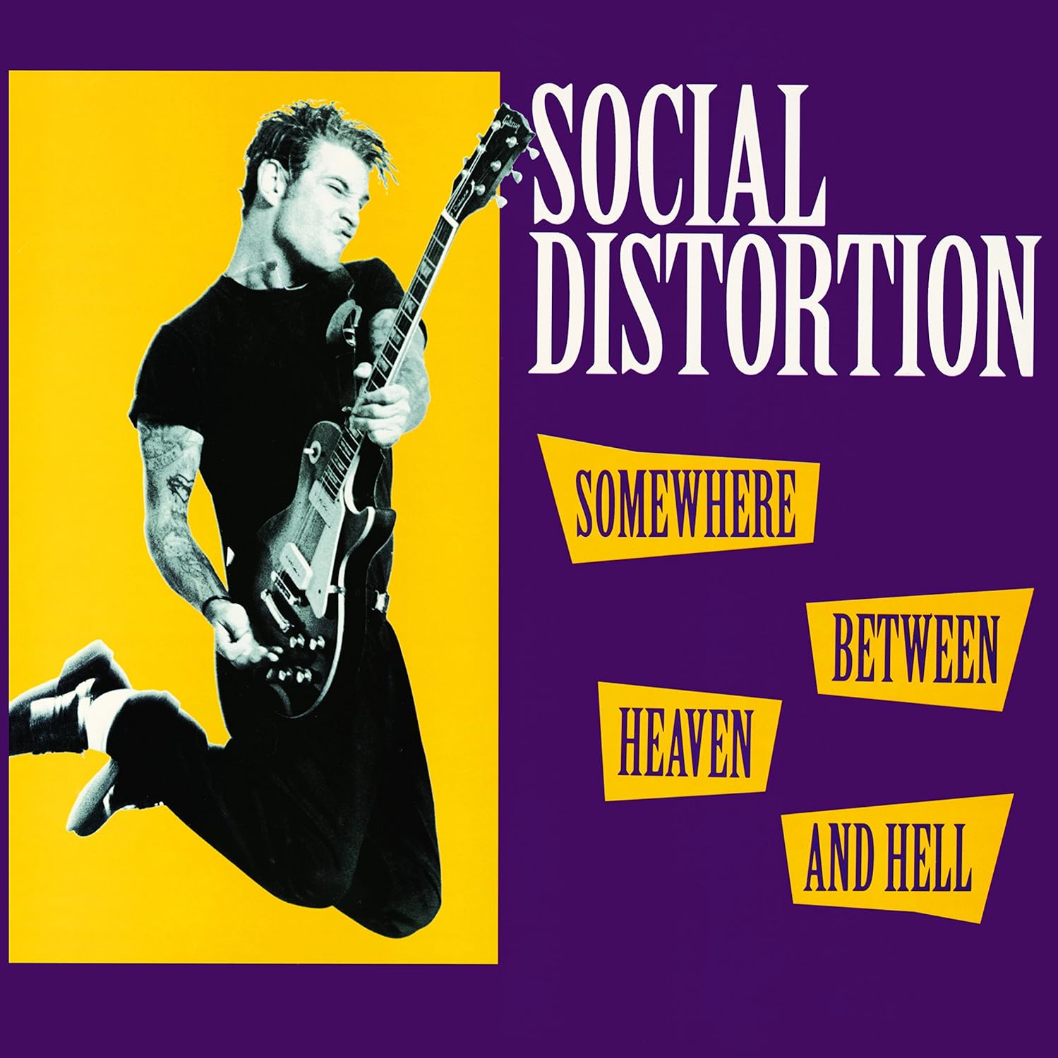 Social Distortion: Somewhere Between Heaven and Hell: 180g Black Vinyl Reissue (Import) - Steadfast Records