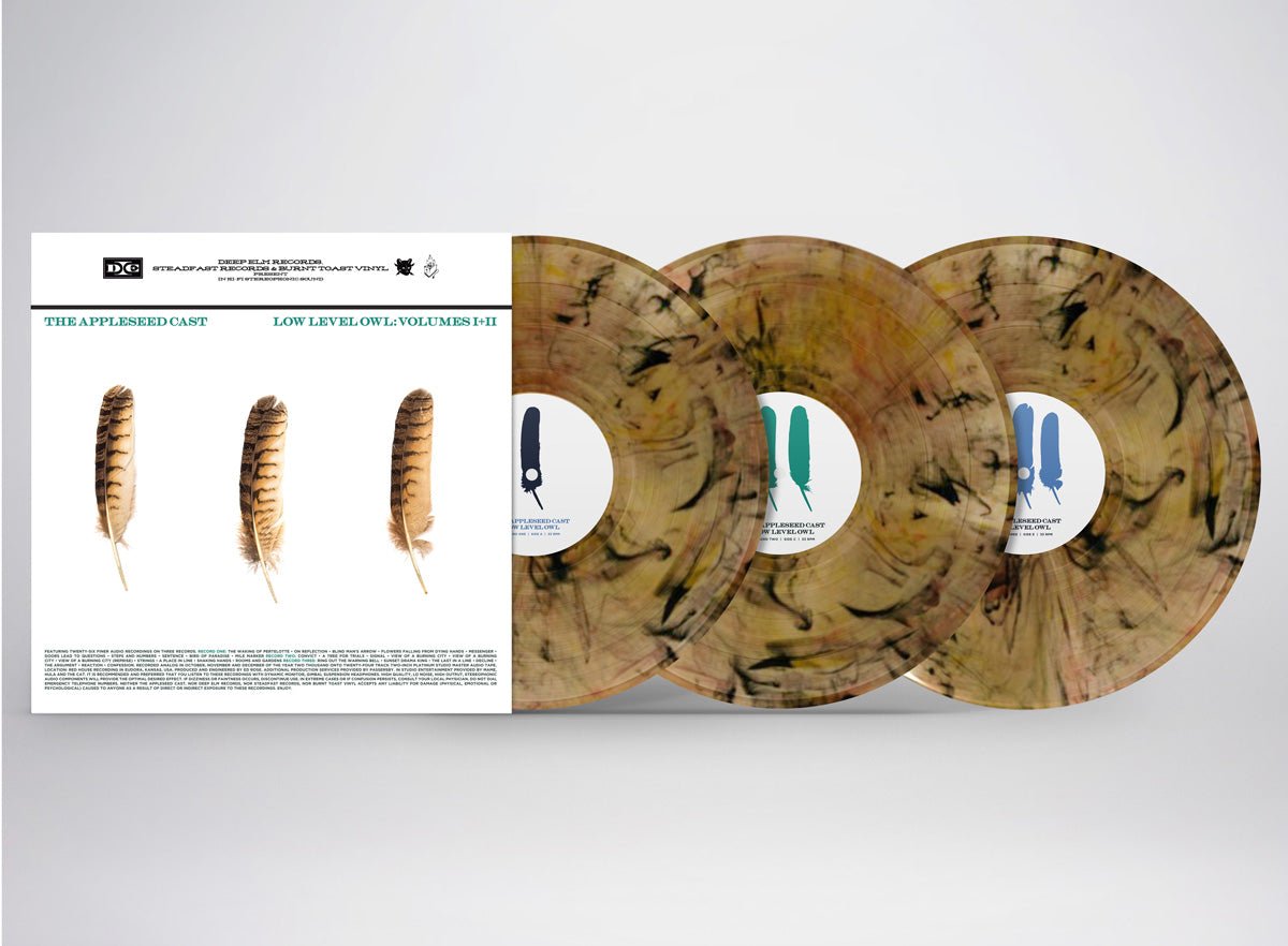 The Appleseed Cast: Low Level Owl: Volumes I + II: 3xLP Vinyl - Steadfast Records