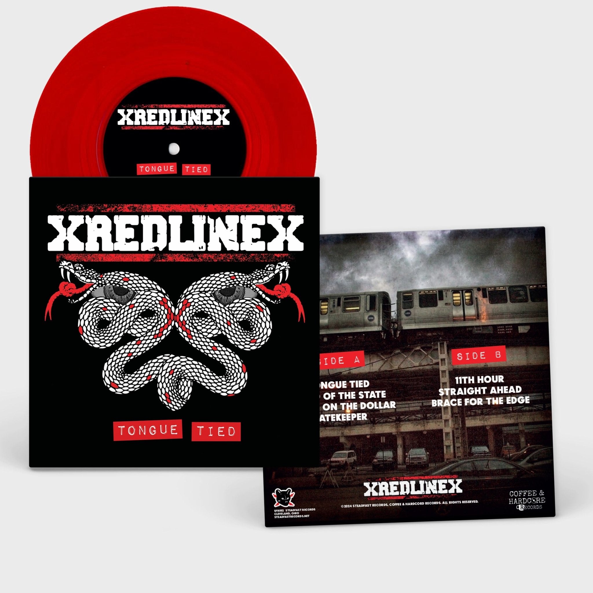 xREDLINEx: Tongue Tied: 7" EP - Steadfast Records